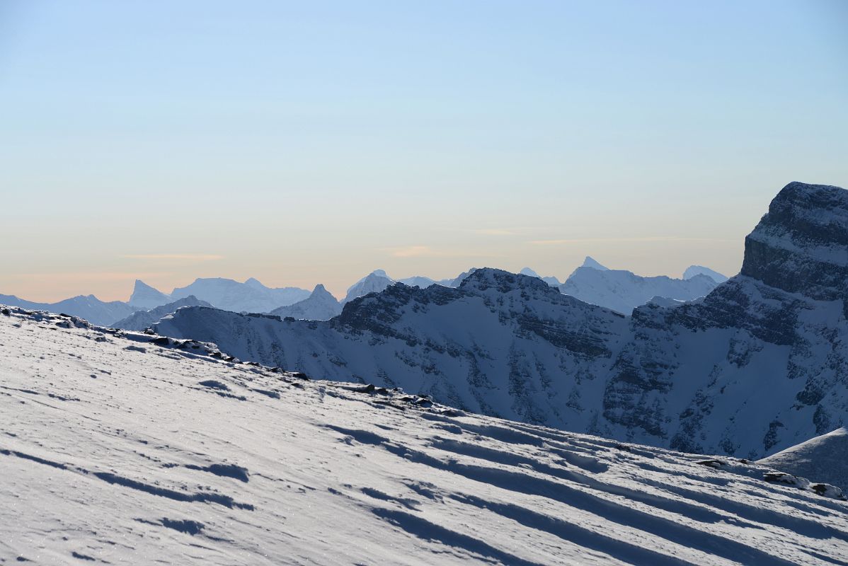 09A Mountains To The East From Lookout Mountain At Banff Sunshine Ski Area